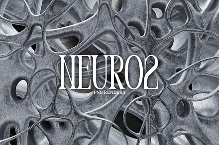 Neuro 2 - Neurographic 3D Objects, a Graphic by saintricchi
