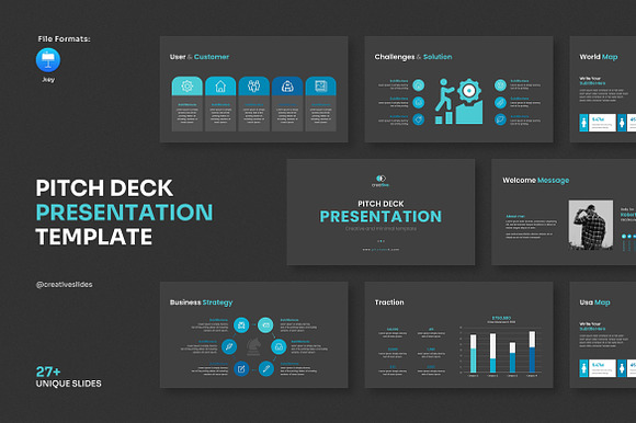 Business Pitch Deck Keynote preview 6