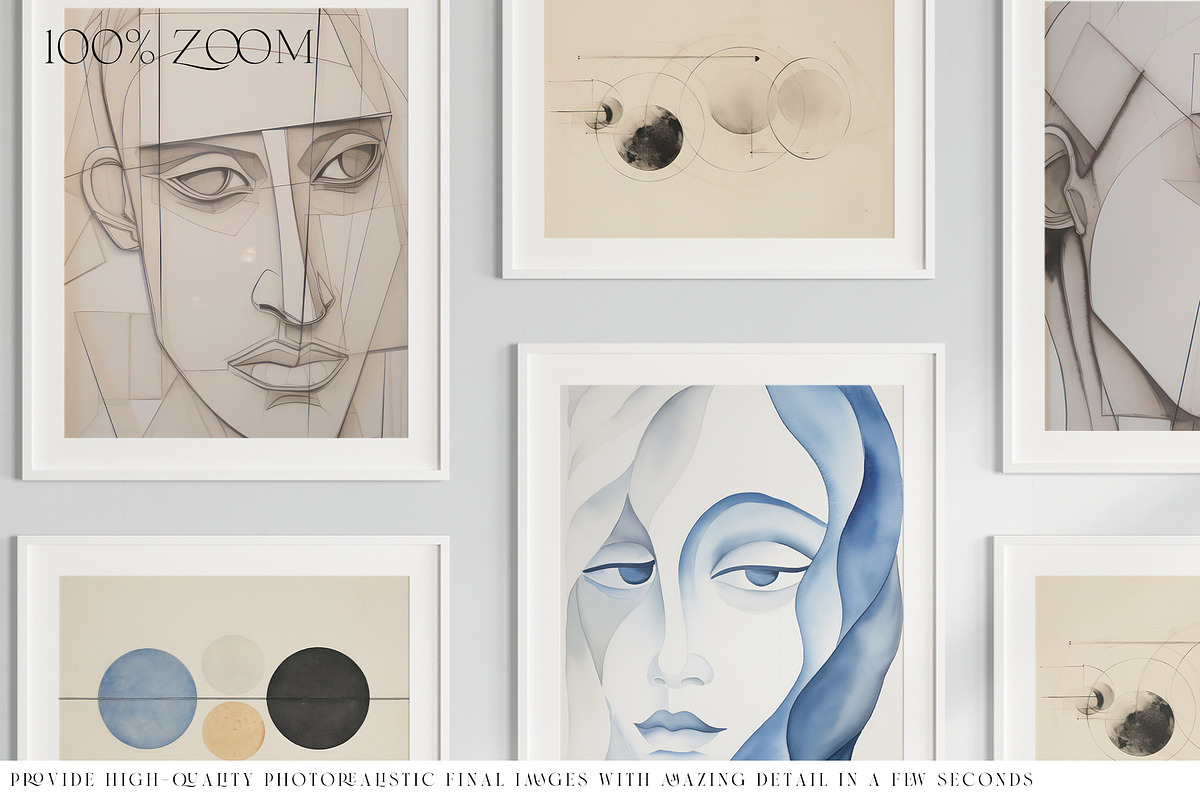 Gallery Style 44 Frames Mockups, a Product Mockup by mock-ups (Photo 15 of 16)