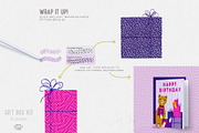 Gift Box Builder Kit for Procreate, a Brush Add-On by White Lane Studio (Thumbnail 6 of 8)