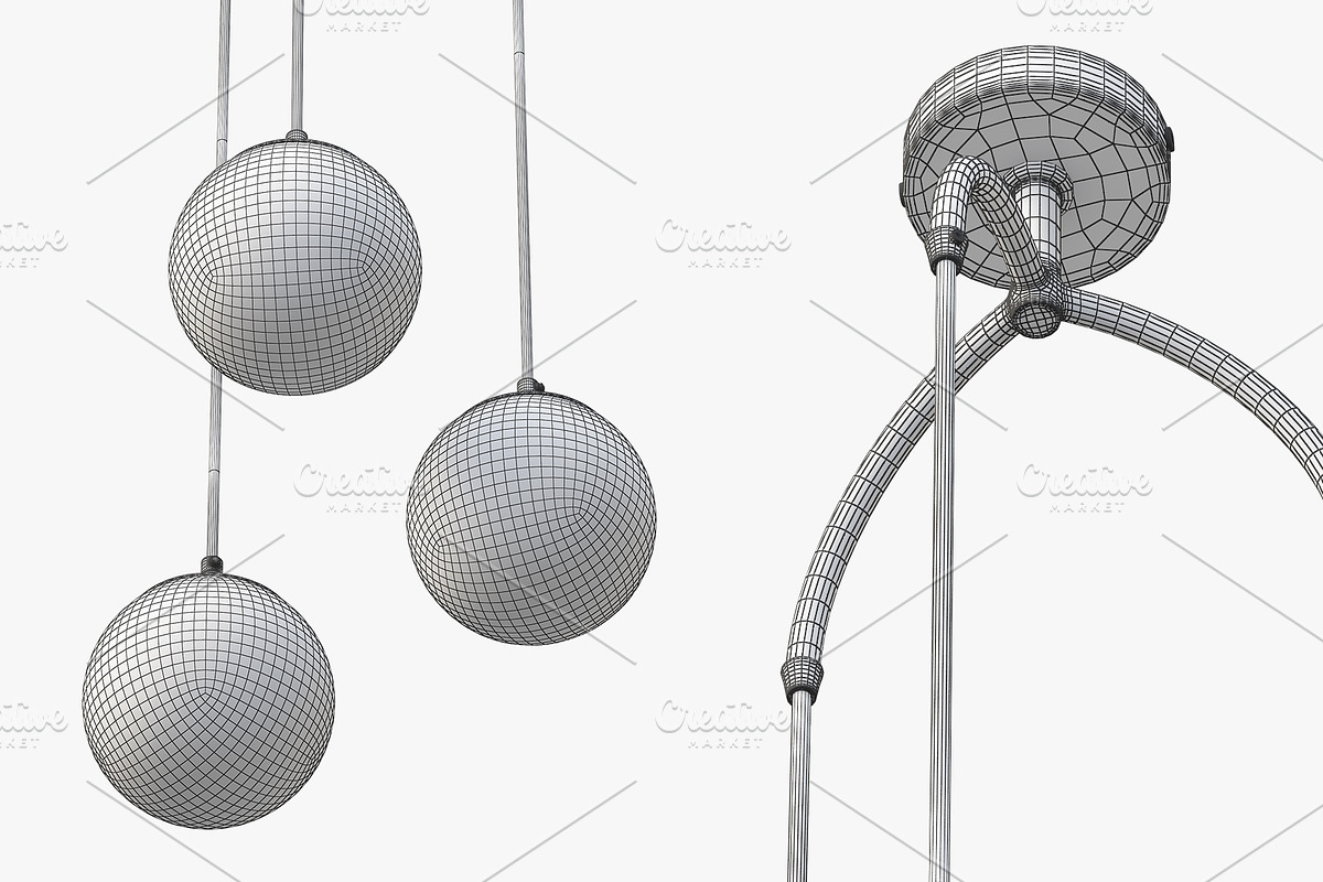 Joybird Virgil Chandelier, a Light 3D Model by 3dmitruk (Photo 8 of 8)