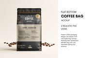 Flat Bottom Coffee Pouch Mockup Set, a Cups & Container Mockup by Pixel Foundry (Thumbnail 1 of 4)