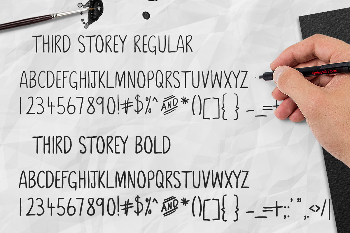 Typolicious Font Bundle Third Storey preview 4