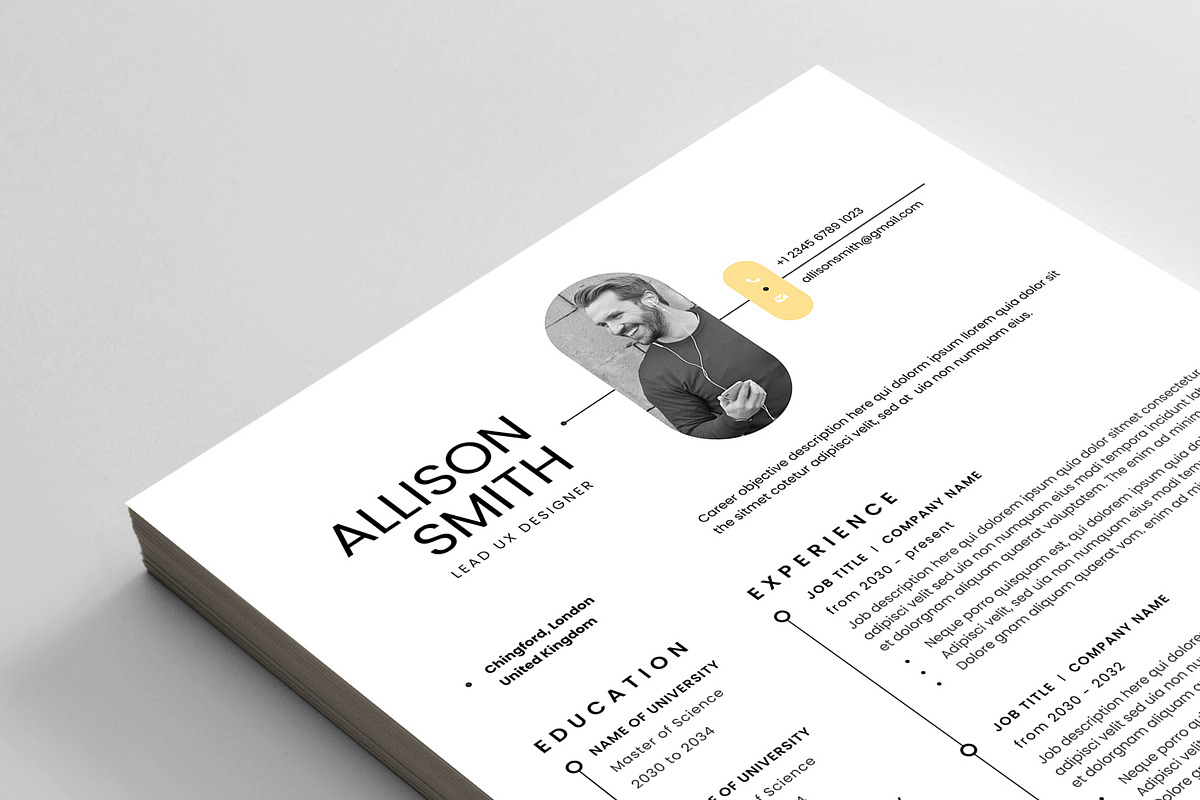 Resume/CV, a Resume Template by Reuix Studio (Photo 5 of 5)