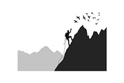 Mountain Adventure Silhouette Bundle, an Object Graphic by Gfx_Store (Thumbnail 7 of 16)