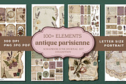 Antique Parisienne Junk Journal Kit, an Object Graphic by Traveling Designer (Thumbnail 1 of 5)