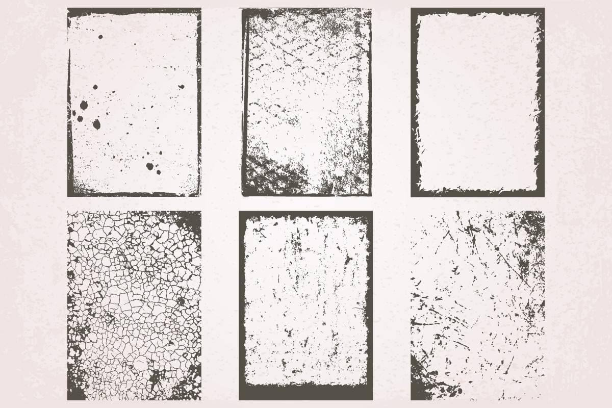 18 Grunge Frames Backgrounds Set, a Texture Graphic by Digiselector Design Goods (Photo 3 of 5)