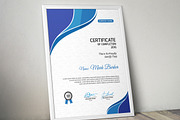 Certificate Word | PSD | AI, a Stationery Template by Curve Design (Thumbnail 2 of 3)