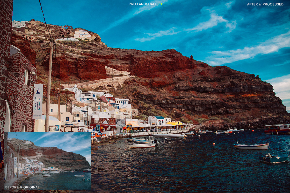 16 Pro Landscape Lightroom Presets 2, an Action Add-On by Edito (Photo 3 of 18)
