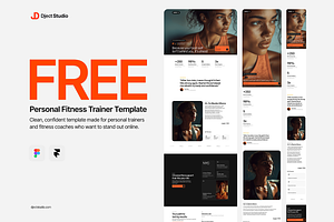Rachel Fit Trainer Website, a Landing Page Template by DjectStudio