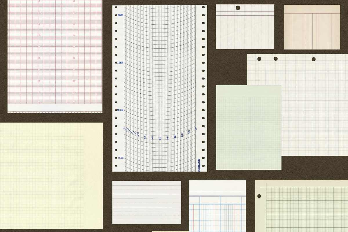 Vintage Ruled & Grid Paper Textures, a Texture Graphic by alonahaidash (Photo 9 of 15)
