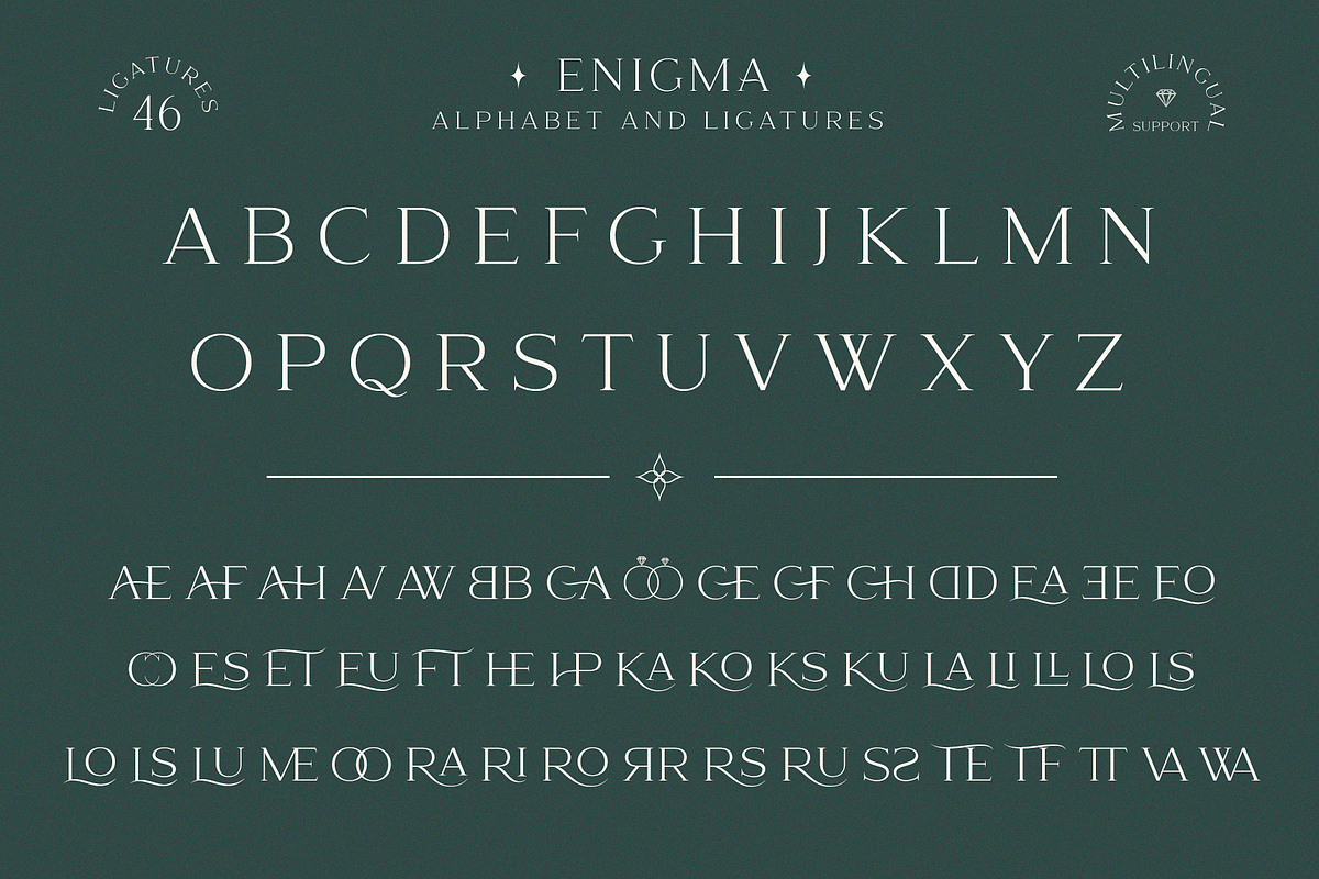 Enigma, a Serif Font by Larin Type Co. (Photo 12 of 16)
