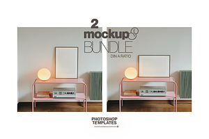 A3 Portrait & Landscape PSD Mockups