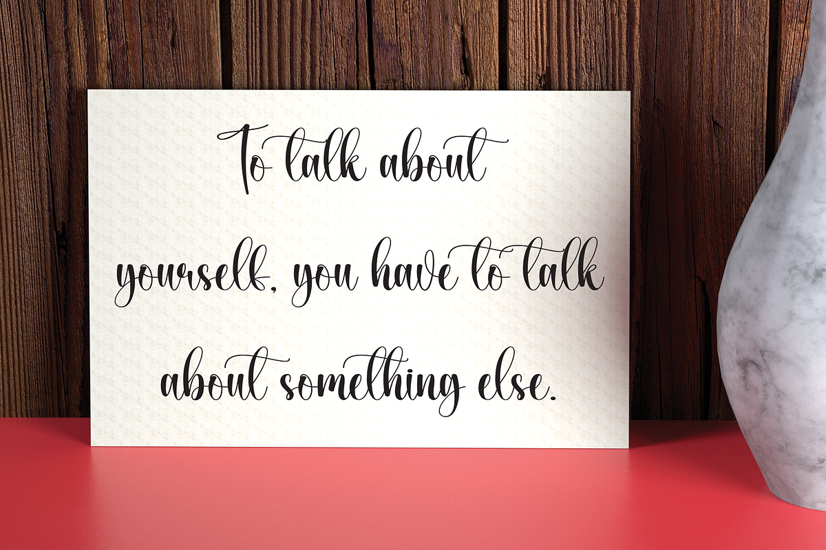 Simple Saturday | Script Font, a Handwritten Font by Scratchones (Photo 5 of 9)