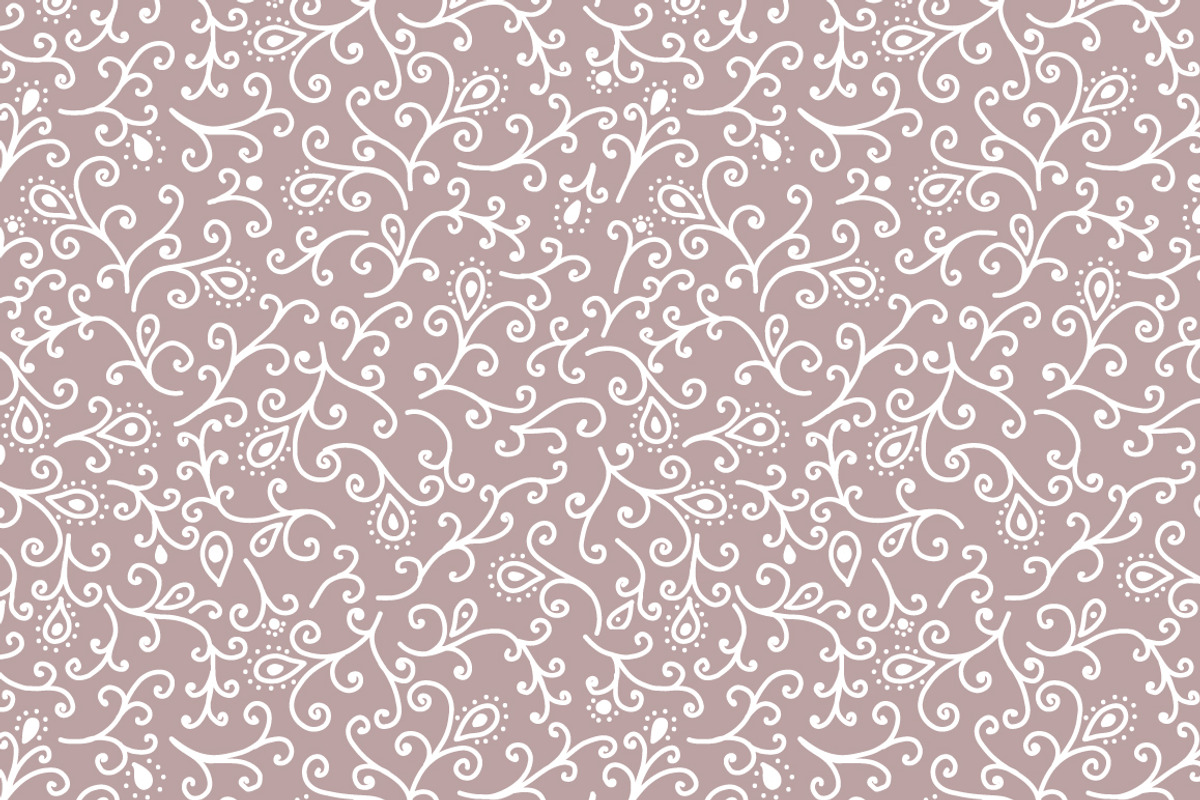Set of 4 romantic seamless patterns preview 4