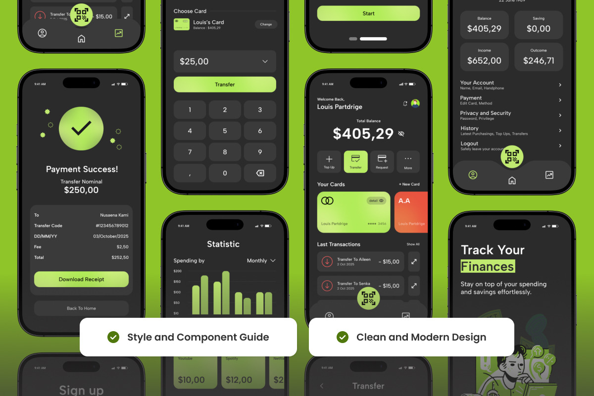 Fortuna - Modern Financial App UI, an App Template by productype1 (Photo 3 of 5)