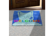 Square fur rug mockups., a Mockup by moqirynart (Thumbnail 3 of 16)