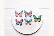 Pastel Butterfly PNG Sublimation, an Illustration by Designworld (Thumbnail 10 of 10)