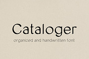 Cataloger Font, a Handwritten Font by noonsun (Thumbnail 1 of 6)
