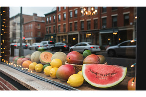 Colorful fruit display in a city, a Food & Drink Photo by Igor Tichonow