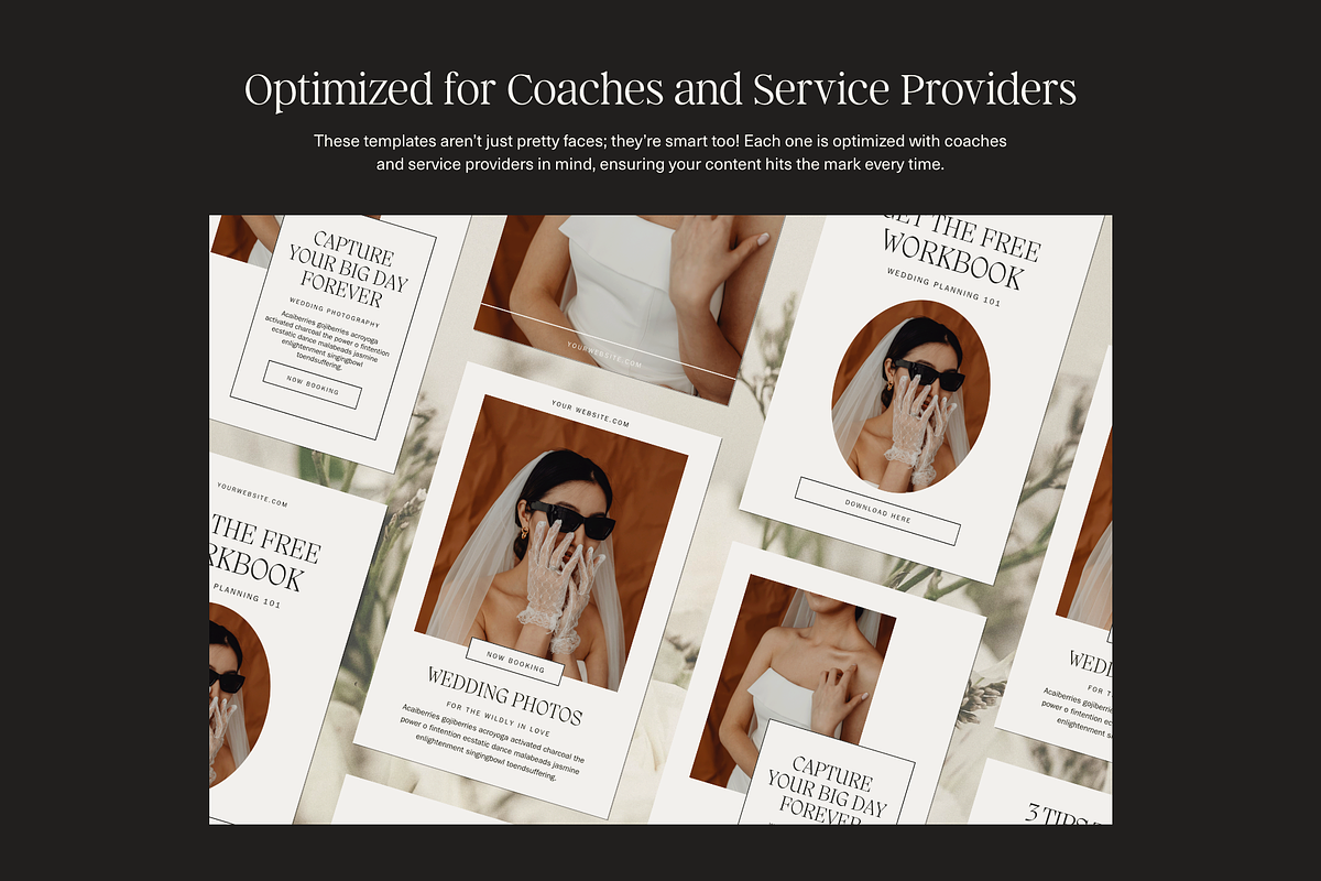 Luxury Canva Pinterest Templates, a Marketing Template by Glo Design Studio (Photo 4 of 10)