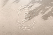 Wall logo mockup, a Merchandise Mockup by DesignNeutrons (Thumbnail 1 of 4)