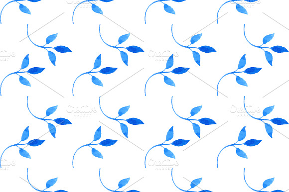 Watercolor Seamless Floral Pattern.