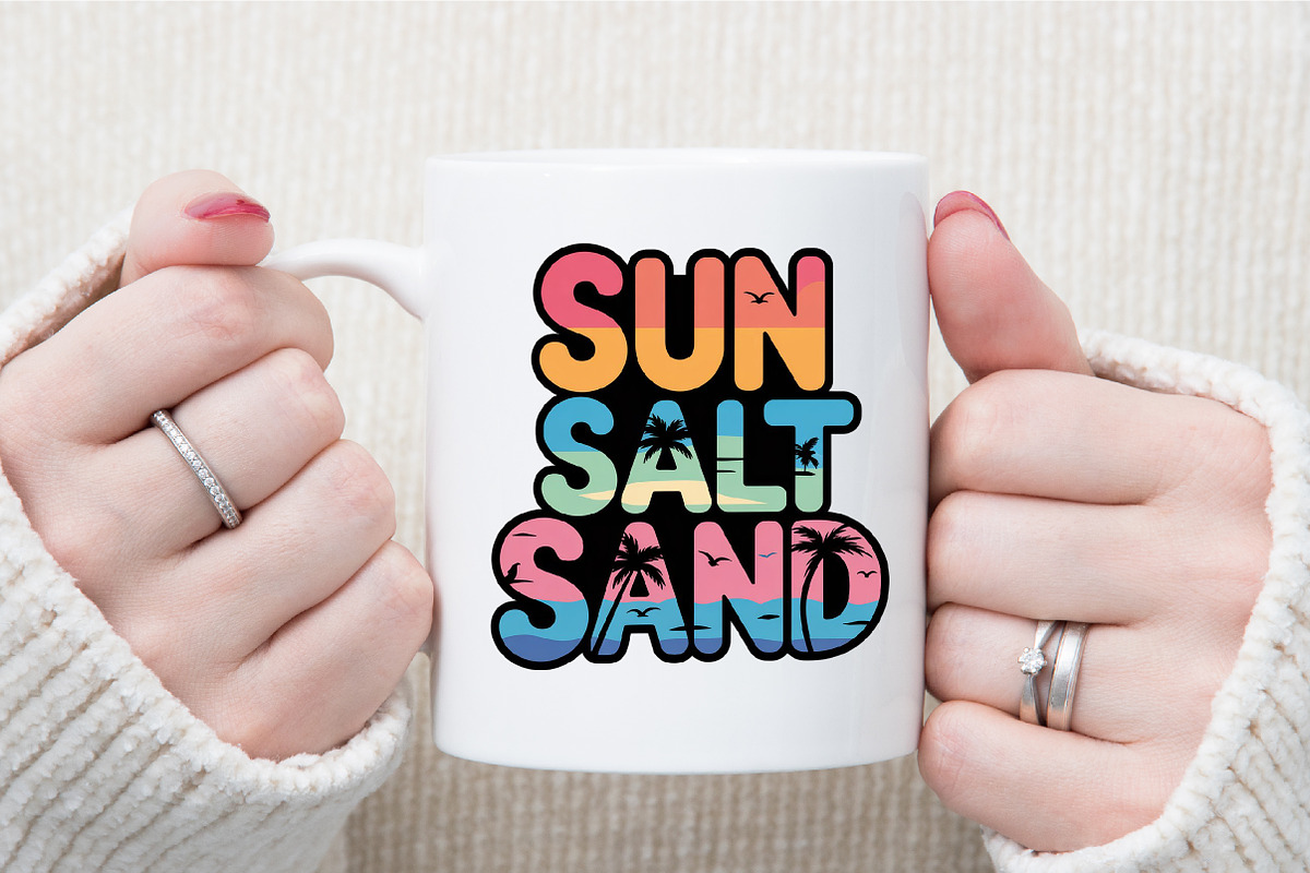 Sun Salt Sand PNG, Beach PNG, Summer, an Illustration by Sublimation Artist (Photo 5 of 6)