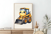 Kawaii Construction Sublimation PNG, an Illustration by Pixels.Craft (Thumbnail 7 of 7)