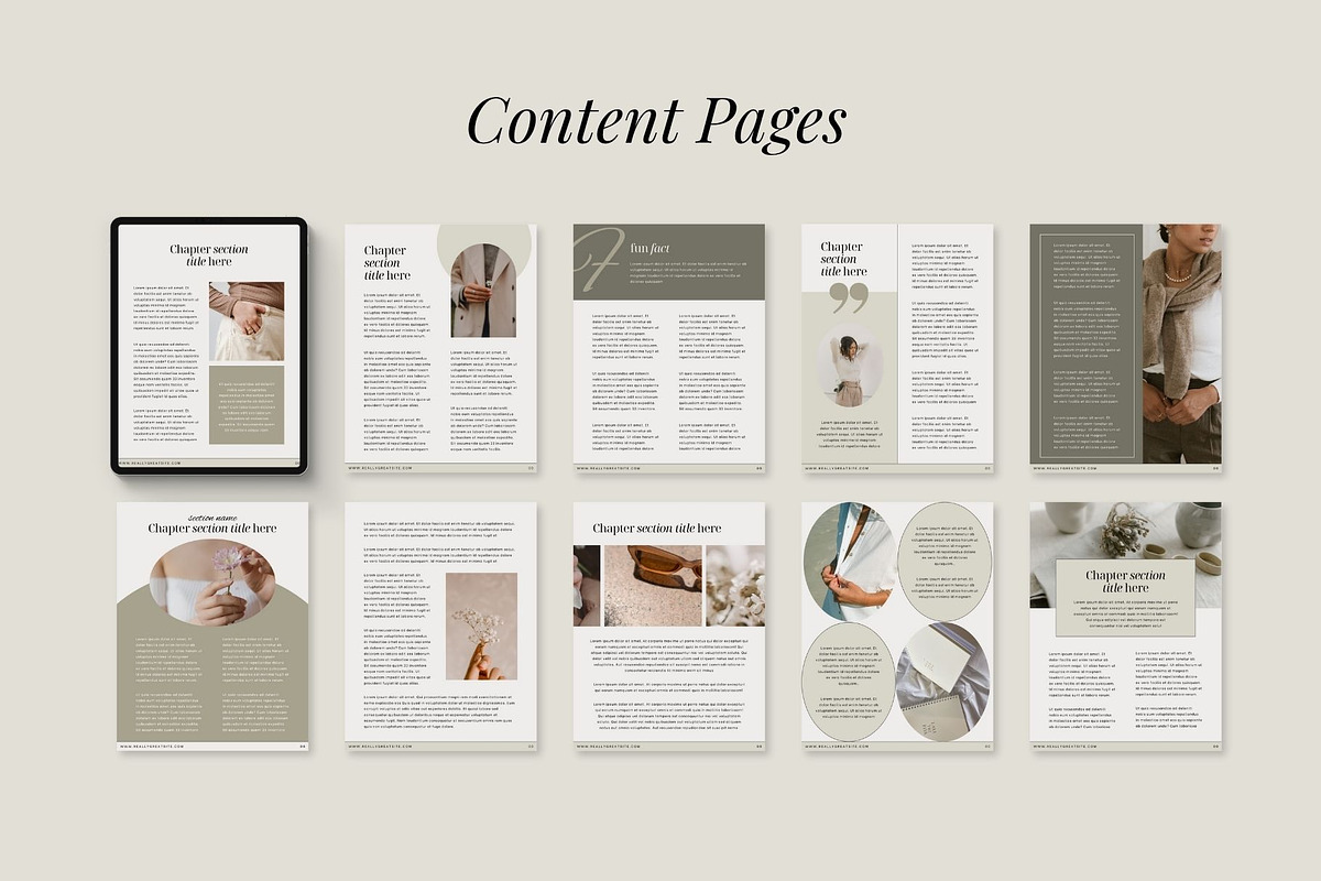 2in1 Ebook Workbook template bundle preview 8