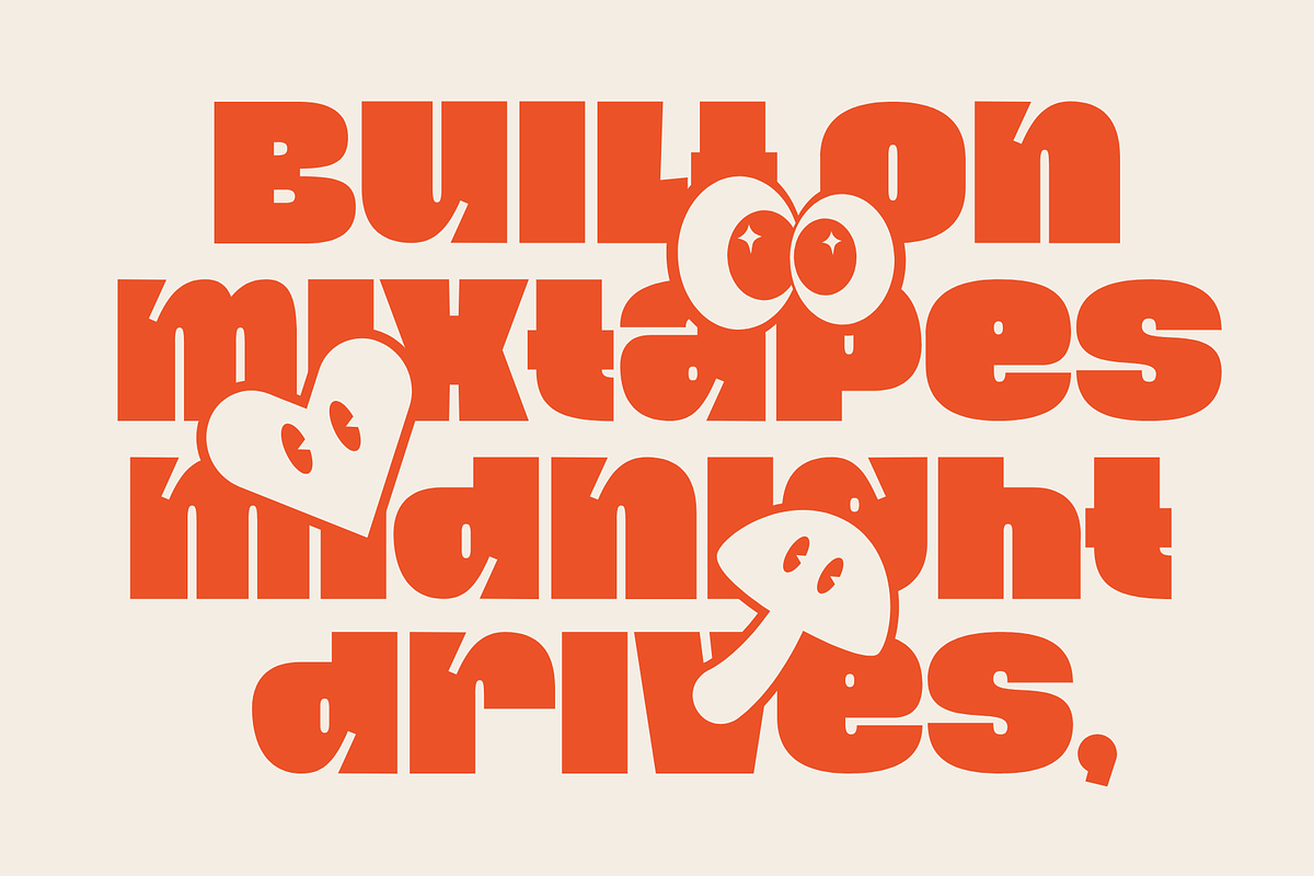 Bunko – Rounded Bold Sans Serif, a Sans Serif Font by MaikoHatta (Photo 4 of 10)