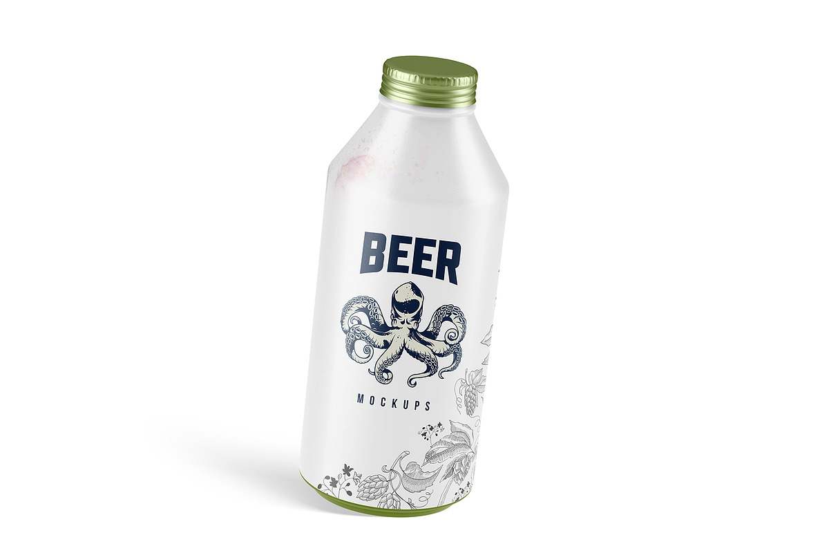 Beer Bottle Mockup, a Product Mockup by AlkStudio (Photo 3 of 7)