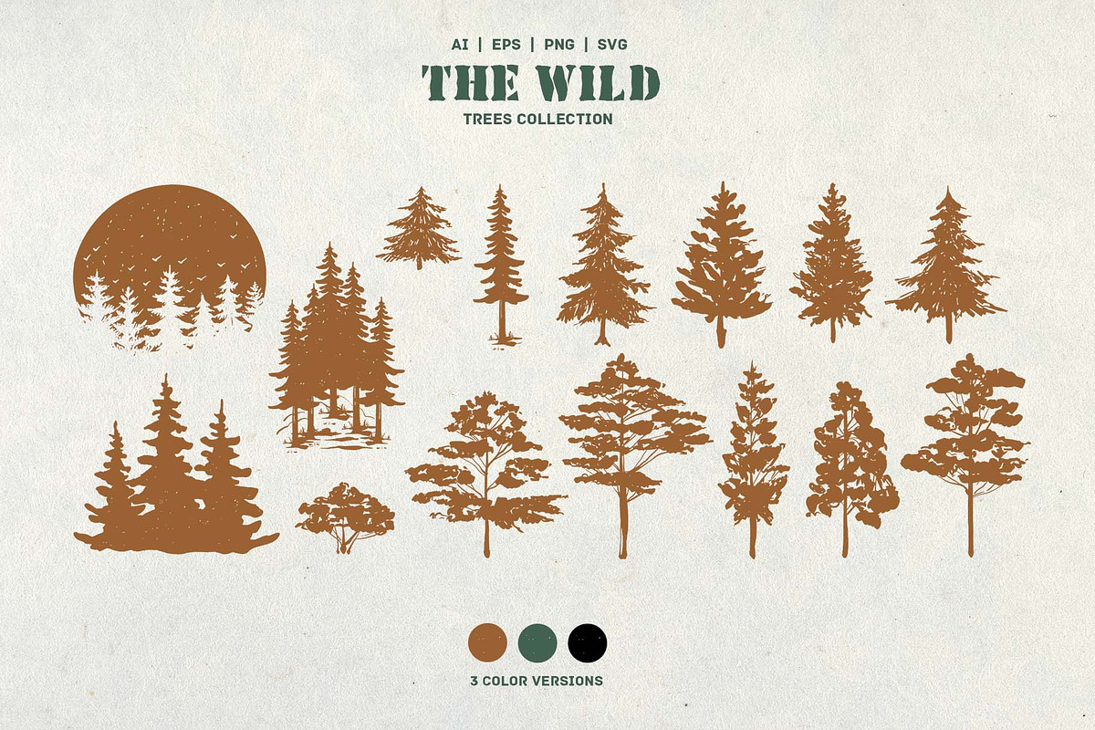 Hiking & Camping Vector Clipart Set, an Object Illustration by VerAna (Photo 4 of 13)