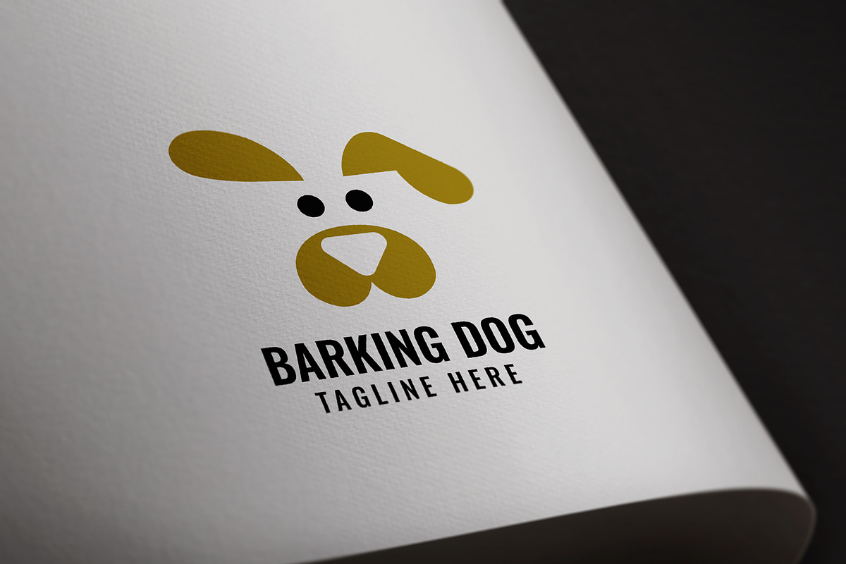 Modern Barking Dog Logo Template, a Branding & Logo Template by HueNestify (Photo 3 of 3)