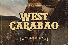 West Carabao | Western Slab Font