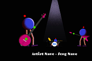 Rock N Roll Music Visualizer, a React Template by vido_studio (Thumbnail 2 of 2)