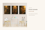 Woodland Forest Animals, Set of 6, an Animal Illustration by LanternkinStudio (Thumbnail 2 of 10)