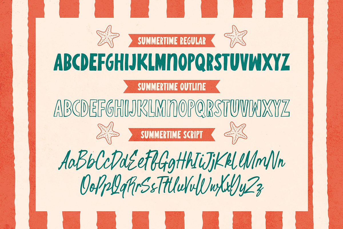 Summertime Tropicalside Font Trio, a Handwritten Font by Get Studio (Photo 9 of 10)