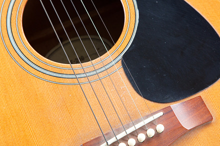 Guitar featuring metal, iron, and steel, an Arts & Entertainment Photo by a454