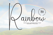 Rainbow | Script Font, a Handwritten Font by Scratchones (Thumbnail 1 of 8)