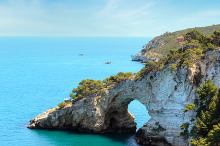 Summer Arch of San Felice, Italy, a Nature Photo by YuriyB