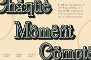 Chavler 3D, a Serif Font by Craft Supply Co. (Thumbnail 5 of 8)