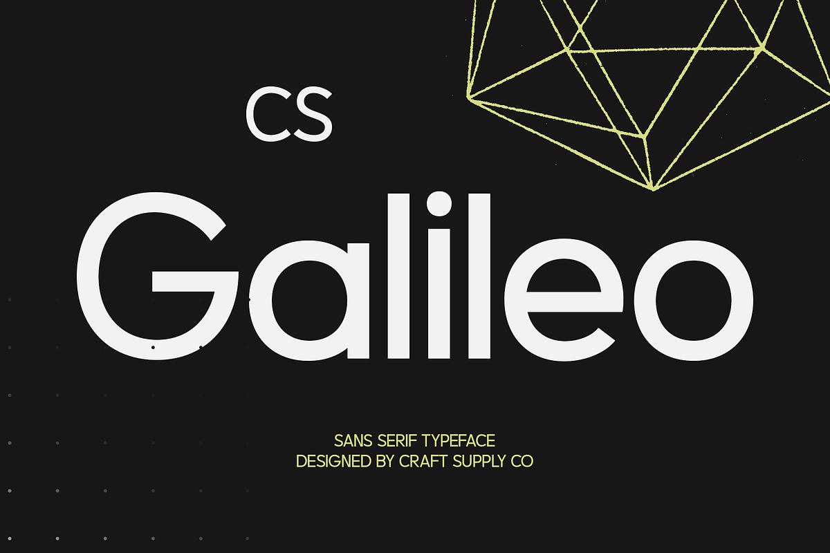 CS Galileo – Contemporary Font, a Sans Serif Font by Craft Supply Co. (Photo 1 of 8)