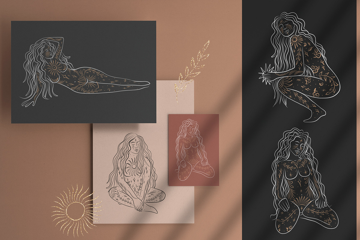 Argimpasa - Goddess of Space, an Illustration by Chikovnaya (Photo 5 of 9)