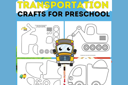 Transportation Crafts for Preschool