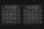 1100 Chalkboard vector icons pack, an Outline Icon by Visual Generation (Thumbnail 22 of 31)