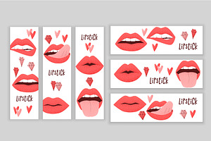 Lips Vector Set