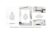 Magnolia Pinterest Templates, a Social Media Template by Coded Creative (Thumbnail 4 of 6)