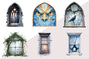 Halloween Spooky Window Clipart, an Illustration by Design Market (Thumbnail 3 of 3)