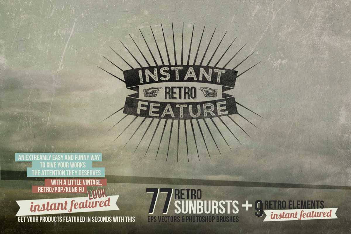 Instant featured - 77Retro Sunbursts preview 2